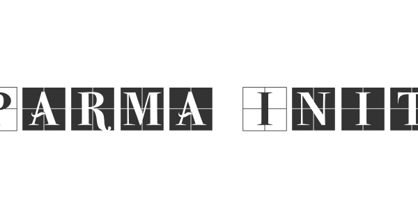 Parma Initialen MK font thumb